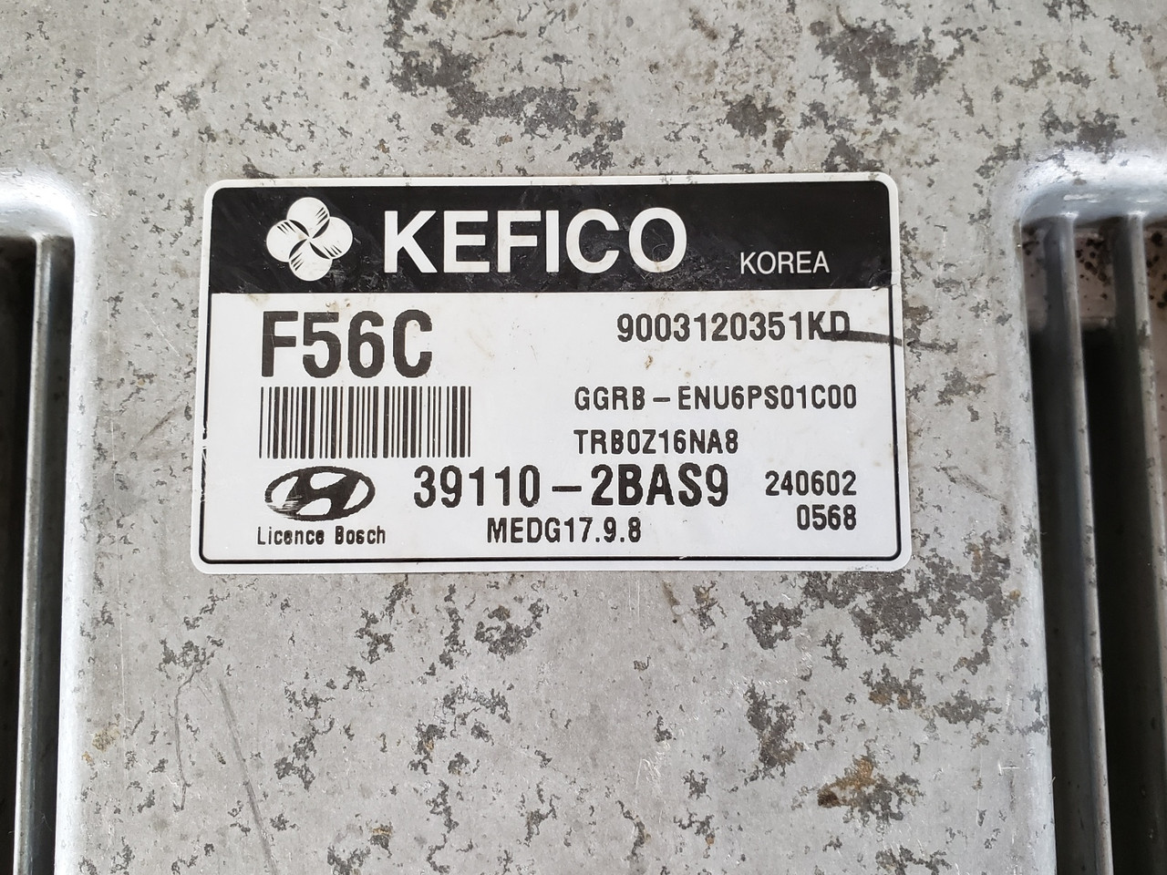 Minoページ Engine Control Unit 39127-2B690 for Hyundai Grand Avega