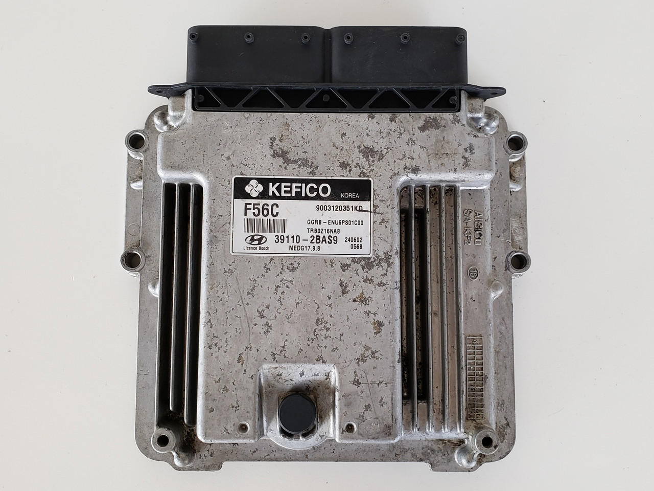 2012-2014 Accent 39110-2BAS9 Computer Brain Engine Control ECU ECM EBX Module