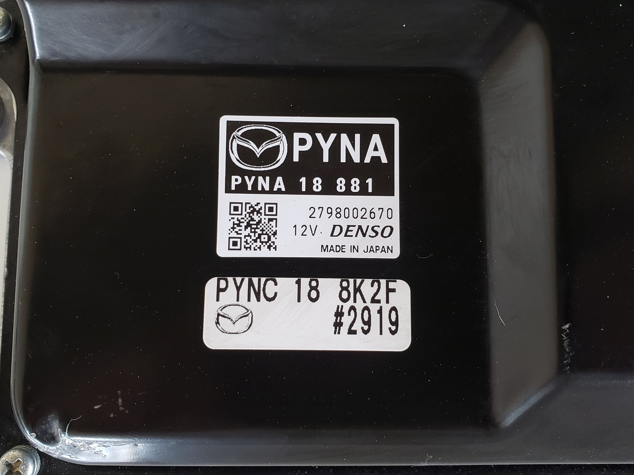 2017 Mazda CX-5 CX5 PYNA 18 881 Computer Brain Engine Control ECU