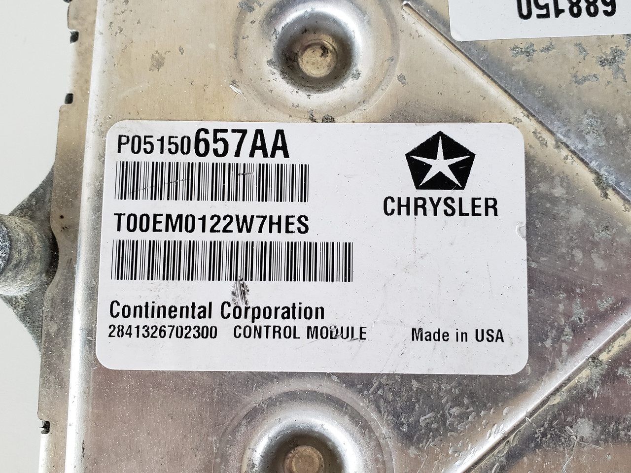 2012 Dodge Caravan P68070460AD Computer Brain Engine Control ECU ECM EBX Module