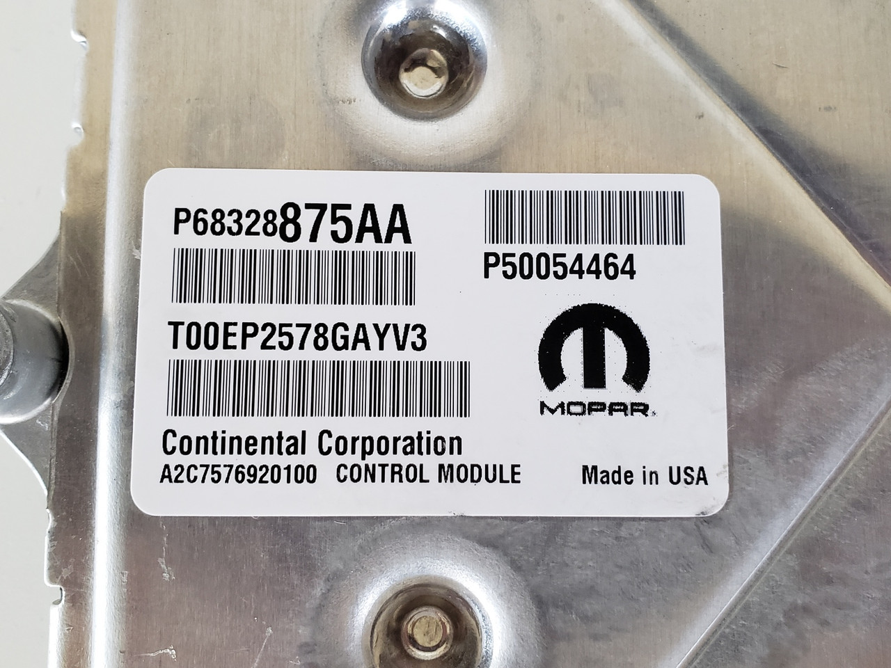 2019 Jeep Cherokee P68405807AF Computer Brain Engine Control ECU ECM EBX Module