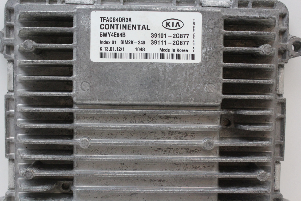 11 12 13 Kia Optima EX 39111-2G877 Computer Engine Control ECU ECM EBX Module