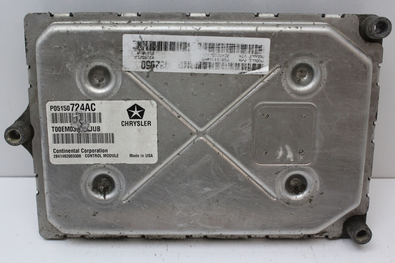2013 13 Dodge Caravan P68161510AD Computer Engine Control ECU ECM EBX Module