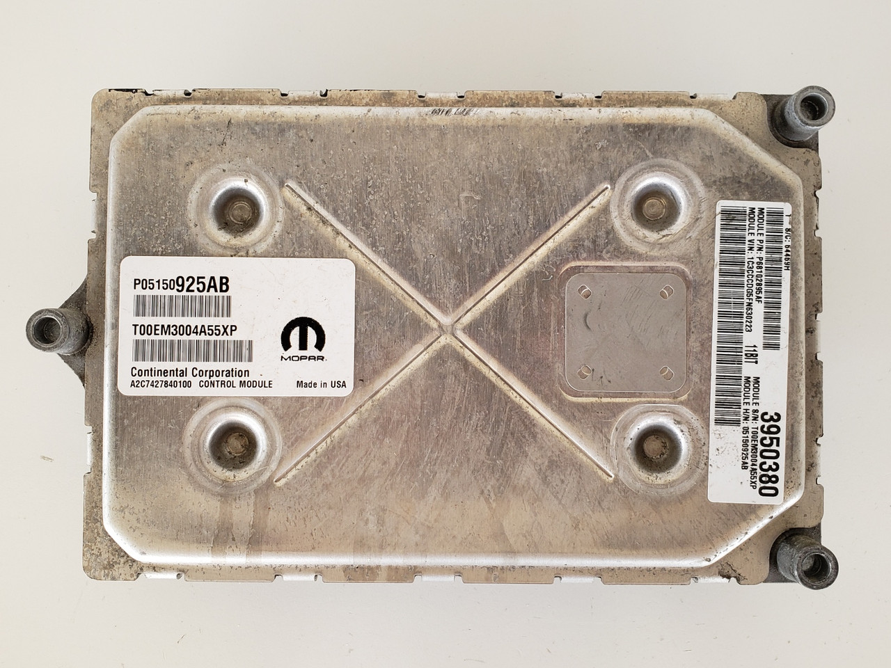 2015 Chrysler 200 P68102895AF Computer Brain Engine Control ECU ECM EBX Module