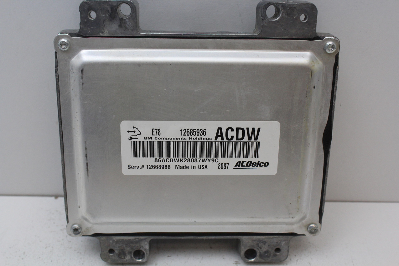 17 18 Chevrolet Sonic 12668986 Computer Brain Engine Control
