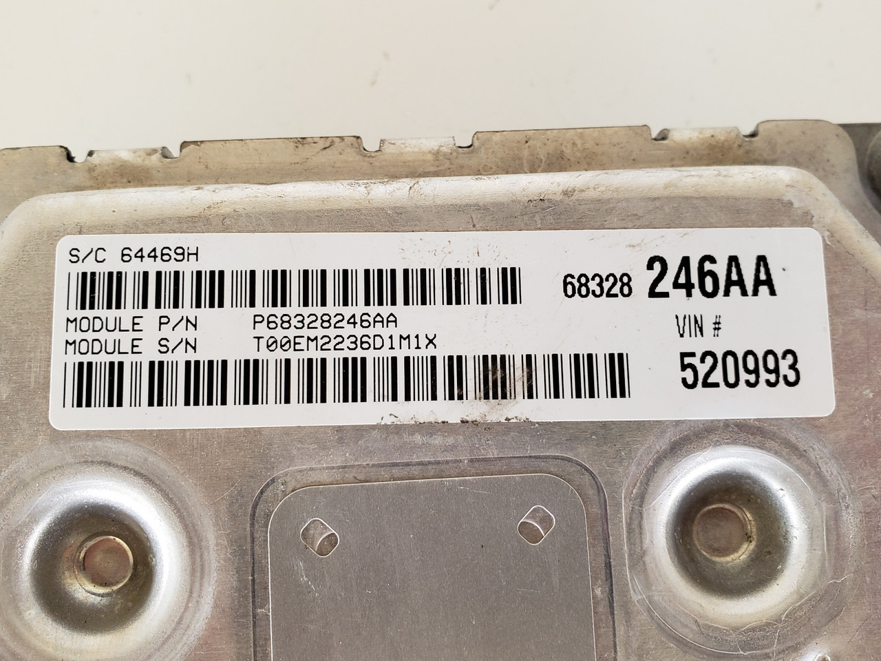 2016-2019 Journey P68328246AA Computer Brain Engine Control ECU ECM EBX Module
