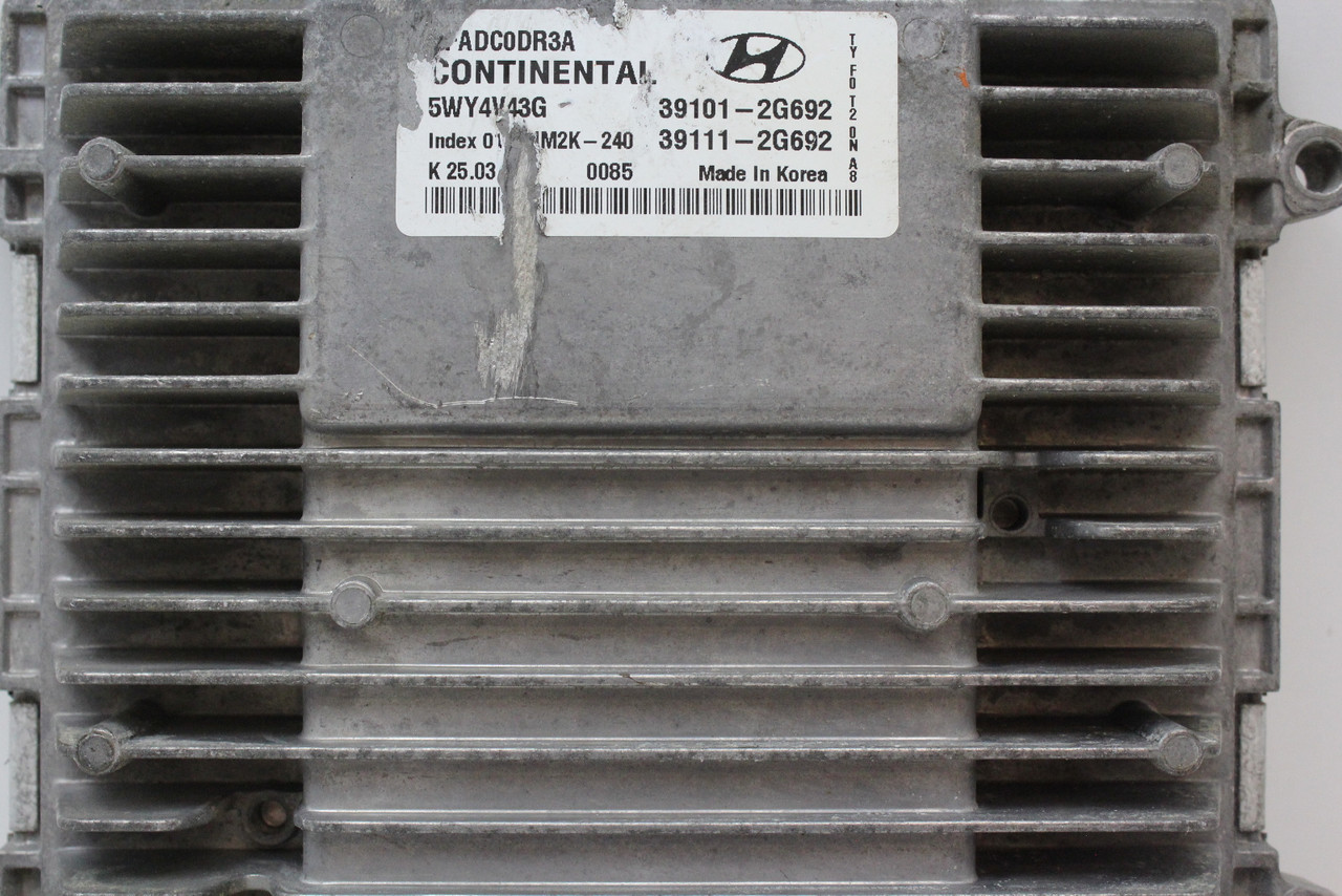 11-14 Hyundai Sonata 2.0L 39111-2G692 Computer Engine Control ECU ECM EBX Module