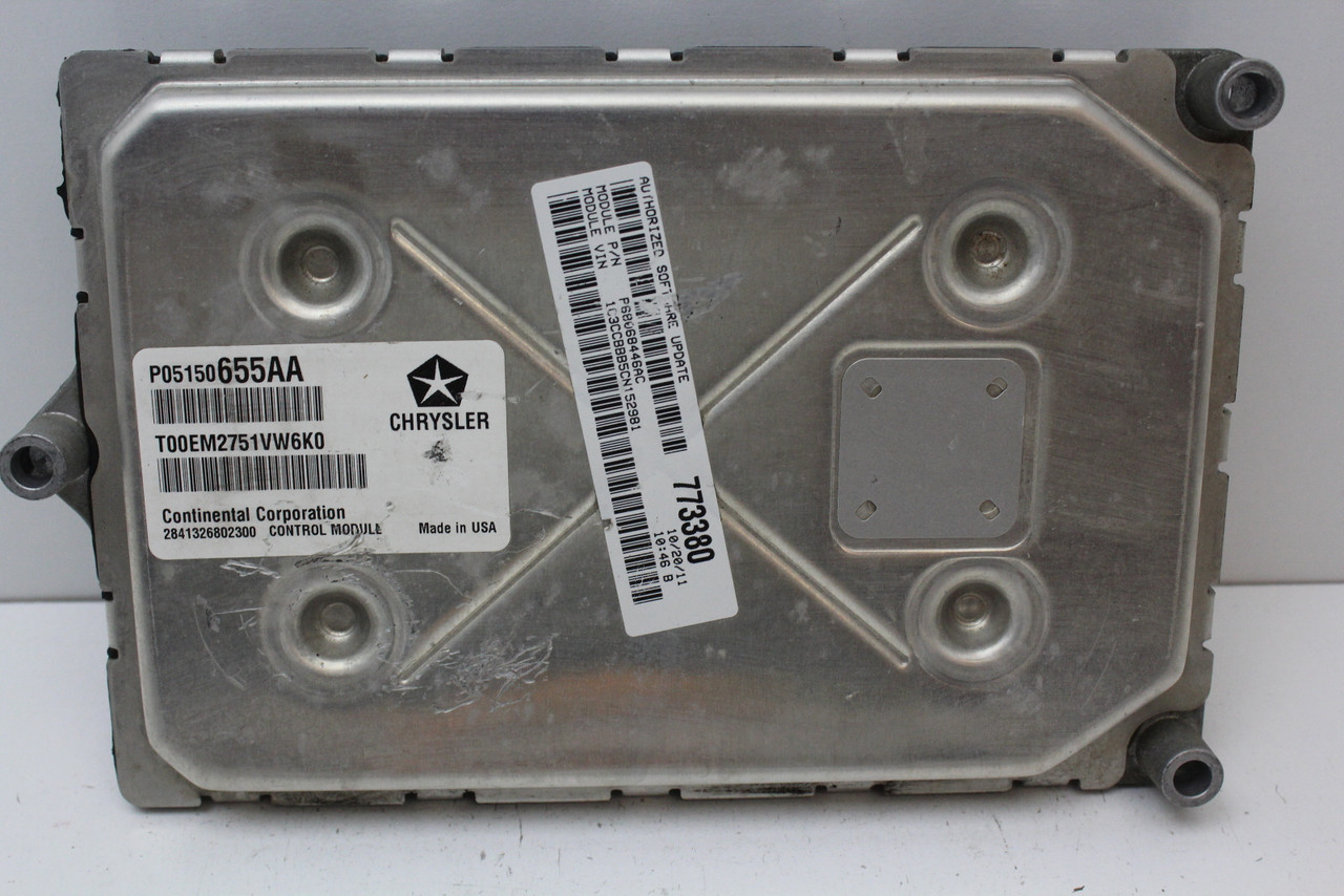 2012 12 Chrysler 200 2.4L P68068446AC Computer Engine Control ECU ECM EBX Module