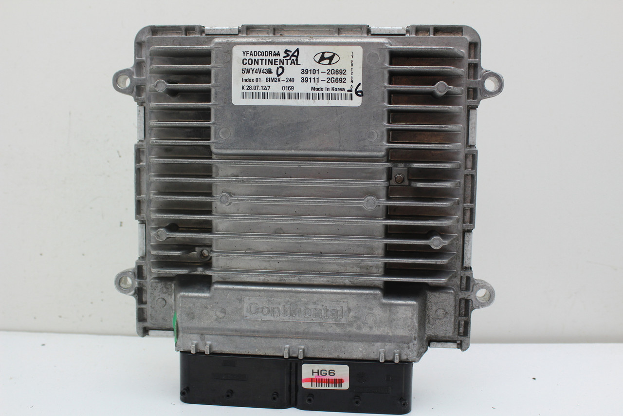 11-14 Hyundai Sonata 39111-2G692 Computer Brain Engine Control ECU ECM Module 11-14 Hyundai Sonata 39111-2G692 Computer Brain Engine Control ECU ECM Module