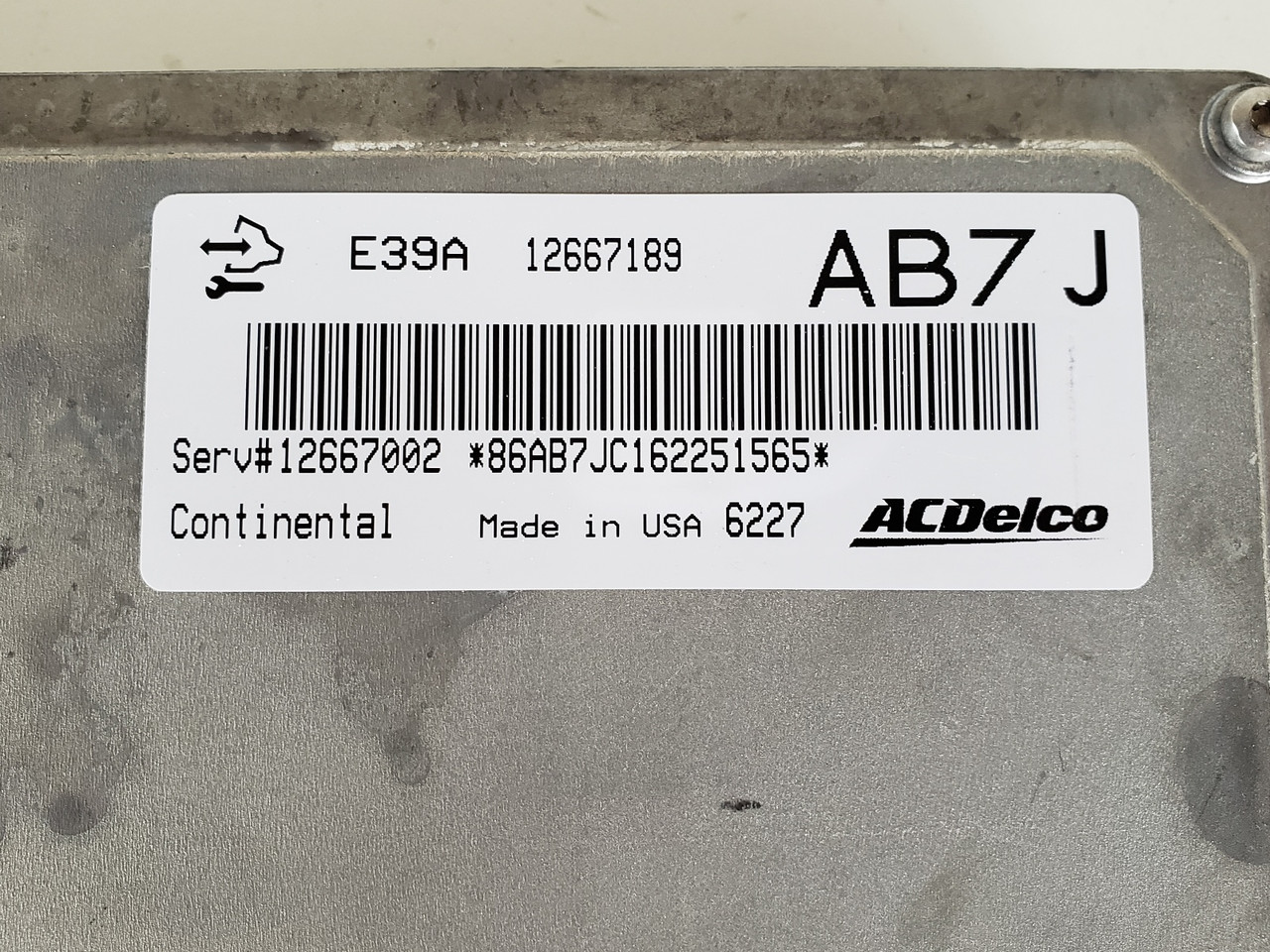 2017 Chevy Equinox 12667002 Computer Brain Engine Control ECU ECM EBX Module
