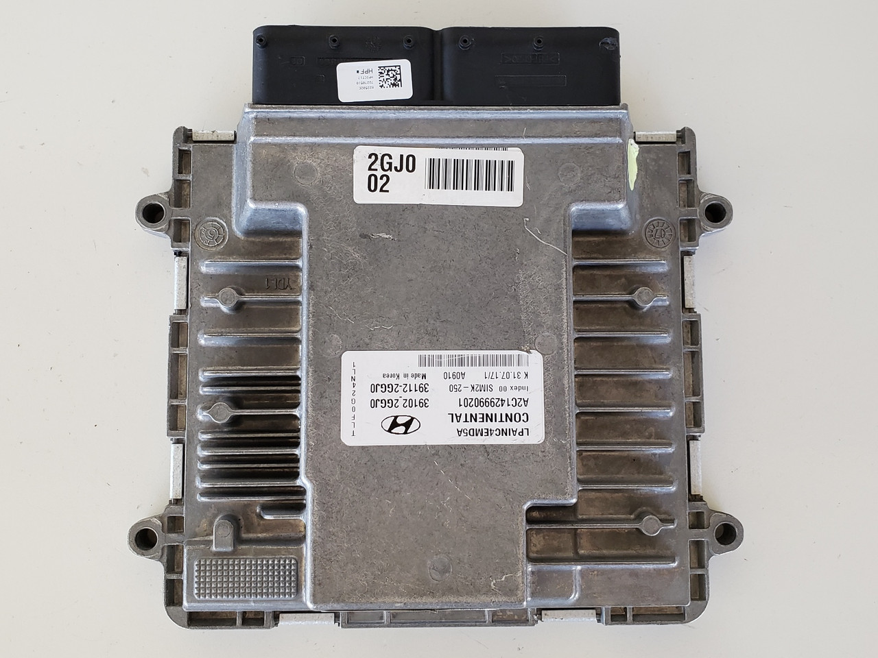2018-2019 Sonata 39112-2GGJ0 Computer Brain Engine Control ECU ECM EBX Module