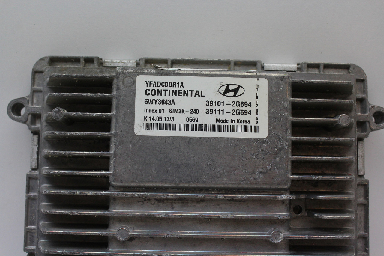 11-14 Hyundai Sonata 39111-2G694 Computer Engine Control ECU ECM EBX Module 11-14 Hyundai Sonata 39111-2G694 Computer Engine Control ECU ECM EBX Module