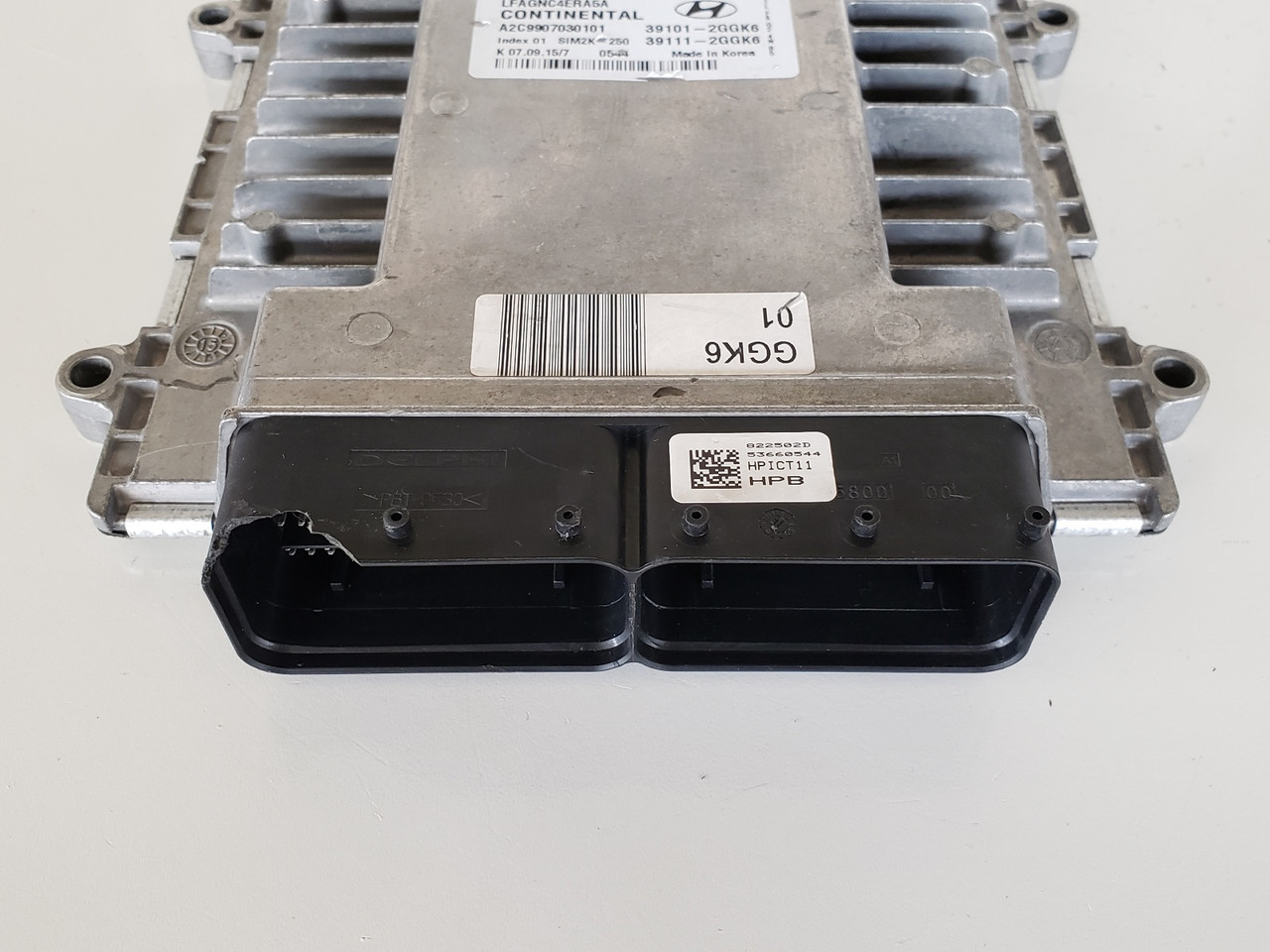 2015-2017 Sonata 39111-2GGK6 Computer Brain Engine Control ECU ECM EBX Module