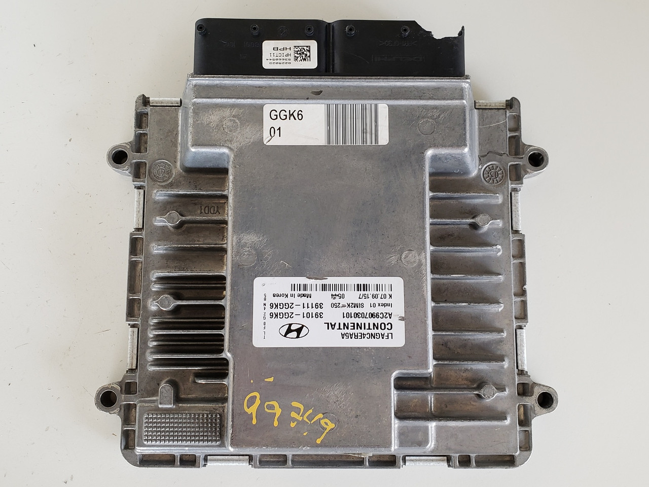 2015-2017 Sonata 39111-2GGK6 Computer Brain Engine Control ECU ECM EBX Module