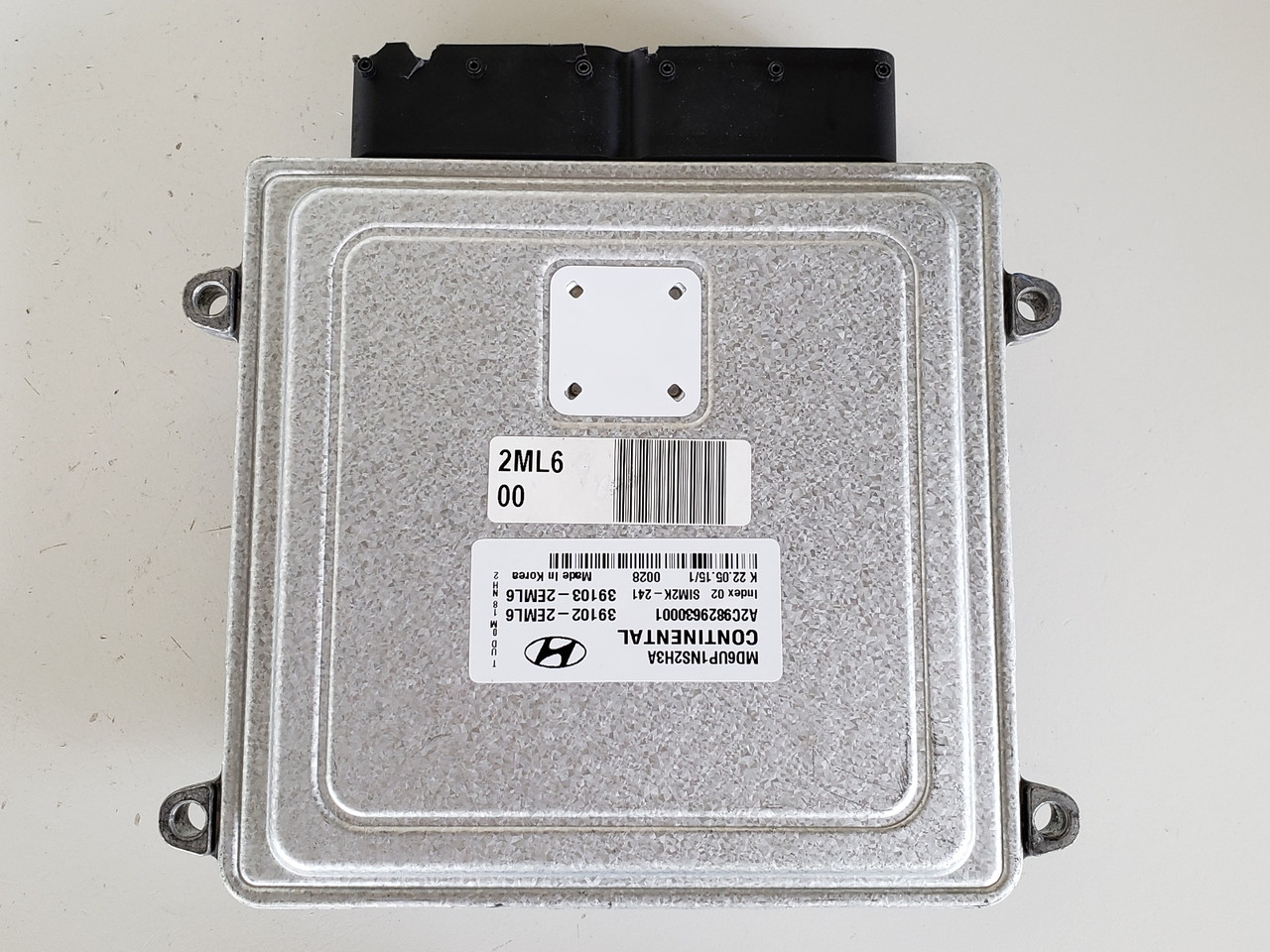 2014-2016 Sonata 39103-2EML6 Computer Brain Engine Control ECU ECM EBX Module