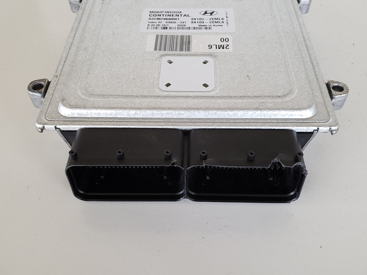 2014-2016 Sonata 39103-2EML6 Computer Brain Engine Control ECU ECM EBX Module