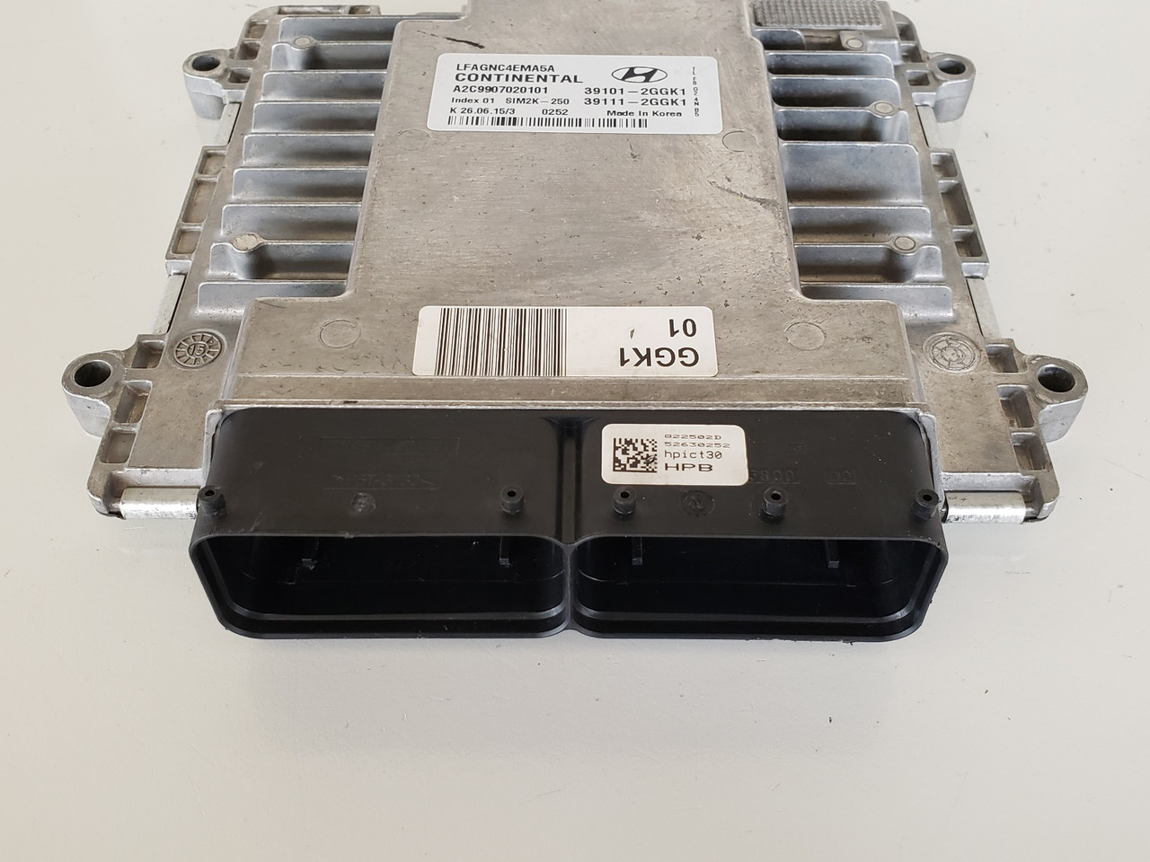 2015-2017 Sonata 39111-2GGK1 Computer Brain Engine Control ECU ECM EBX Module
