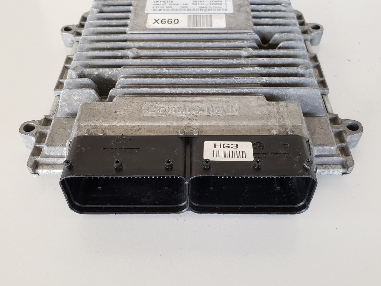 2011 Sonata 39111-2G660 Computer Brain Engine Control ECU ECM EBX Module