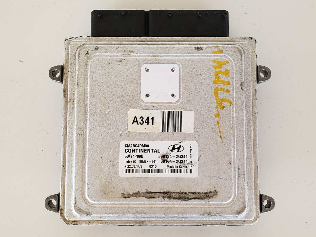 2010-2012 Santa Fe 39104-2G341 Computer Brain Engine Control ECU ECM EBX Module 2010-2012 Santa Fe 39104-2G341 Computer Brain Engine Control ECU ECM EBX Module