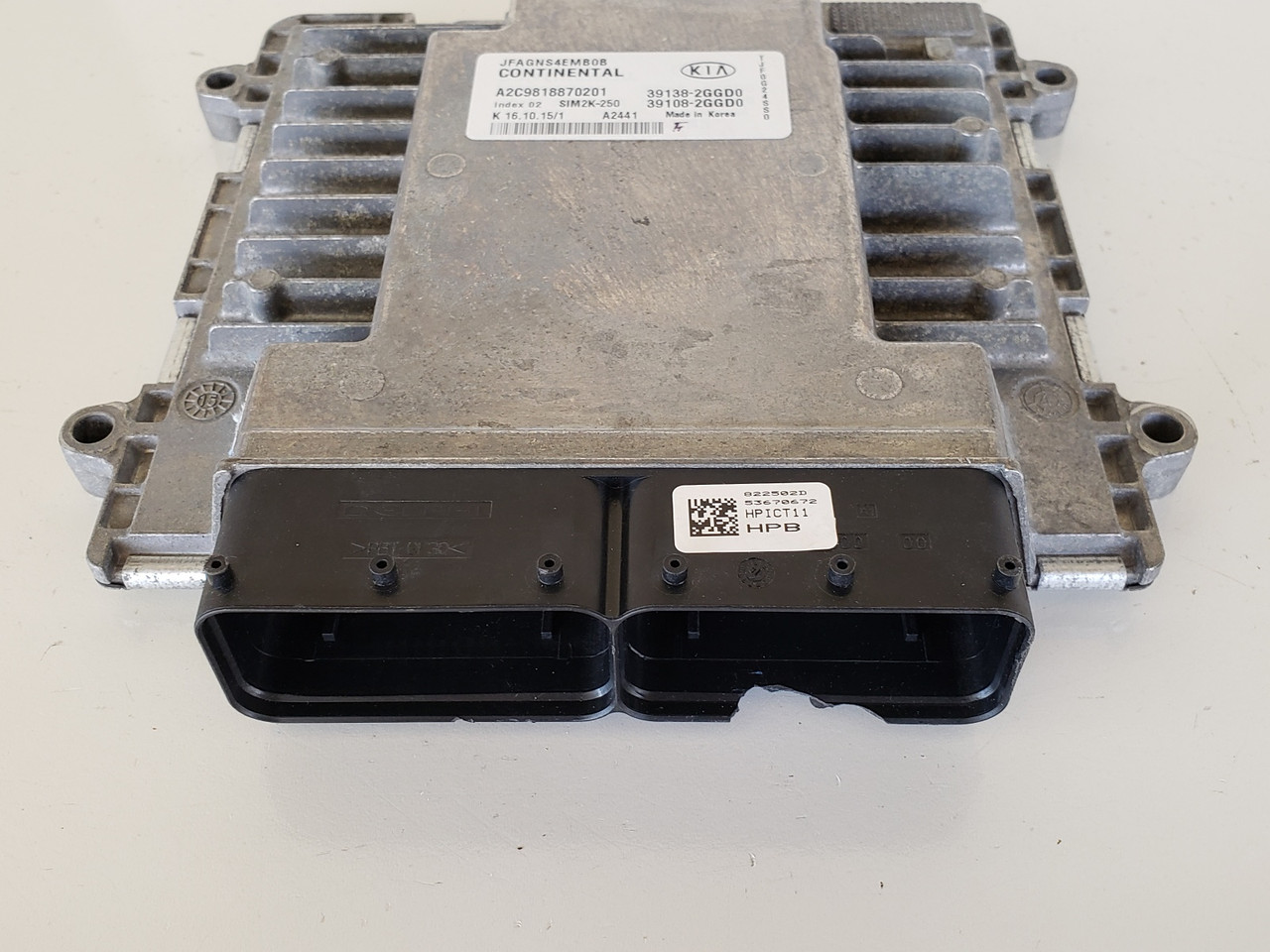 2016-2018 Optima 39108-2GGD0 Computer Brain Engine Control ECU ECM EBX Module