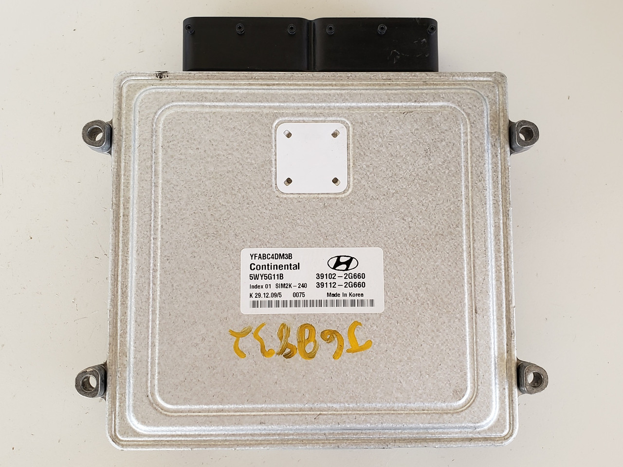 2011-2012 Sonata 39112-2G660 Computer Brain Engine Control ECU ECM EBX Module