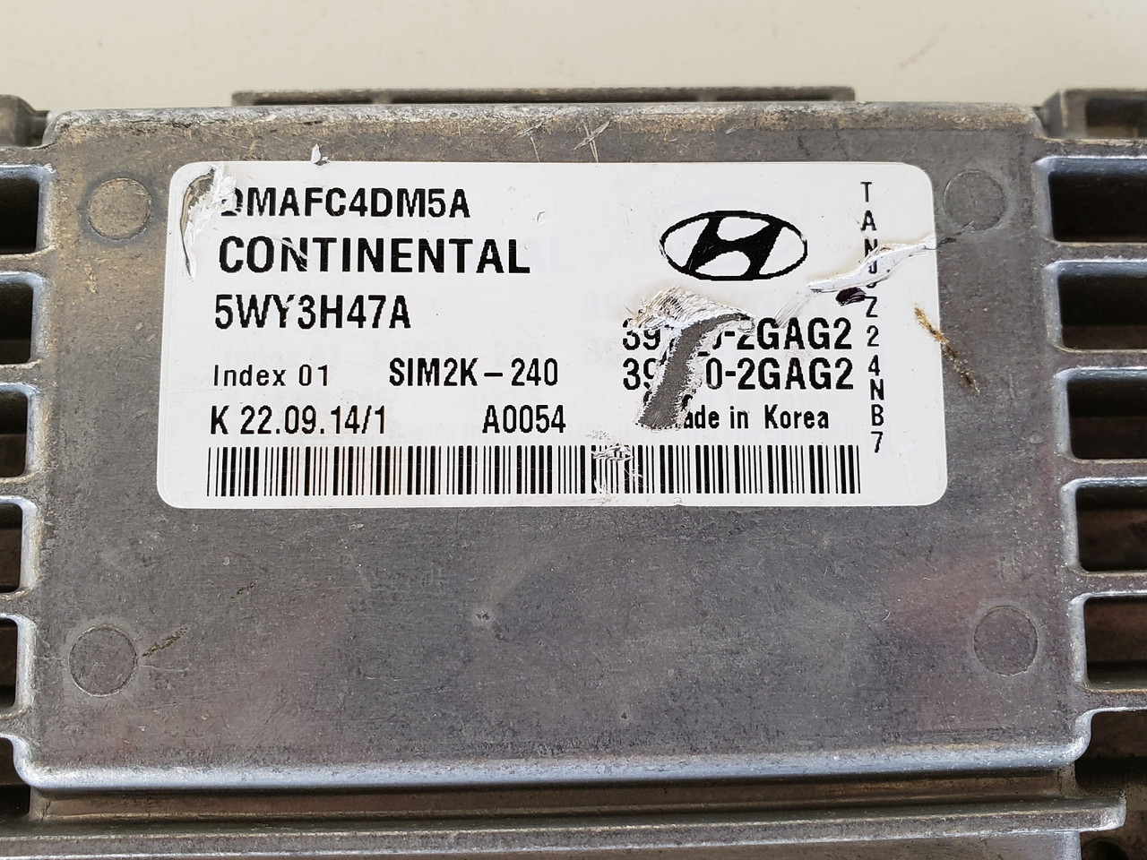 2013-2015 Santa Fe 39130-2GAG2 Computer Brain Engine Control ECU ECM EBX Module