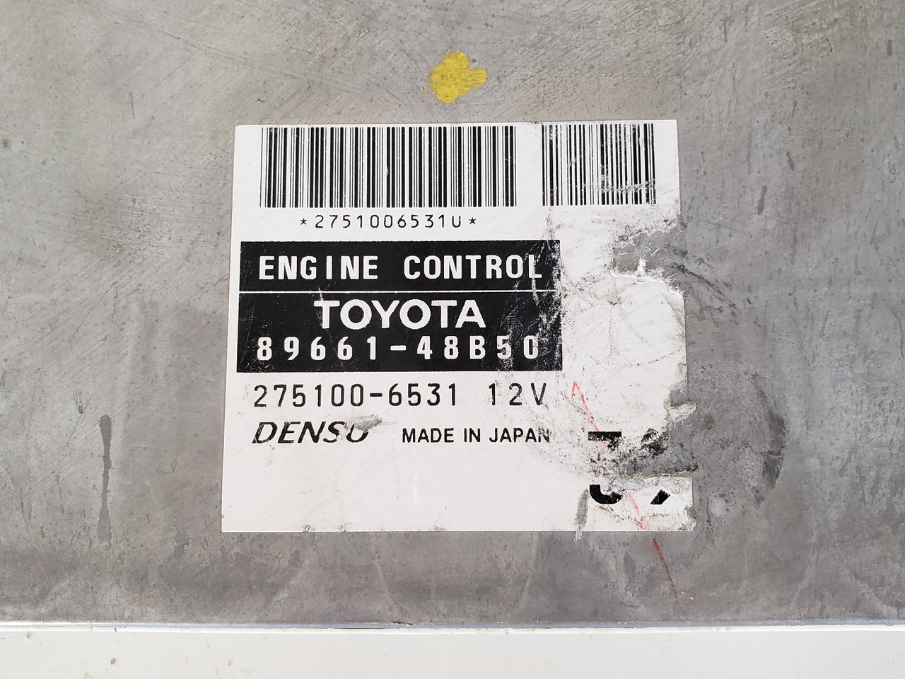 2007 Highlander 89661-48B50 Computer Brain Engine Control ECU ECM EBX Module