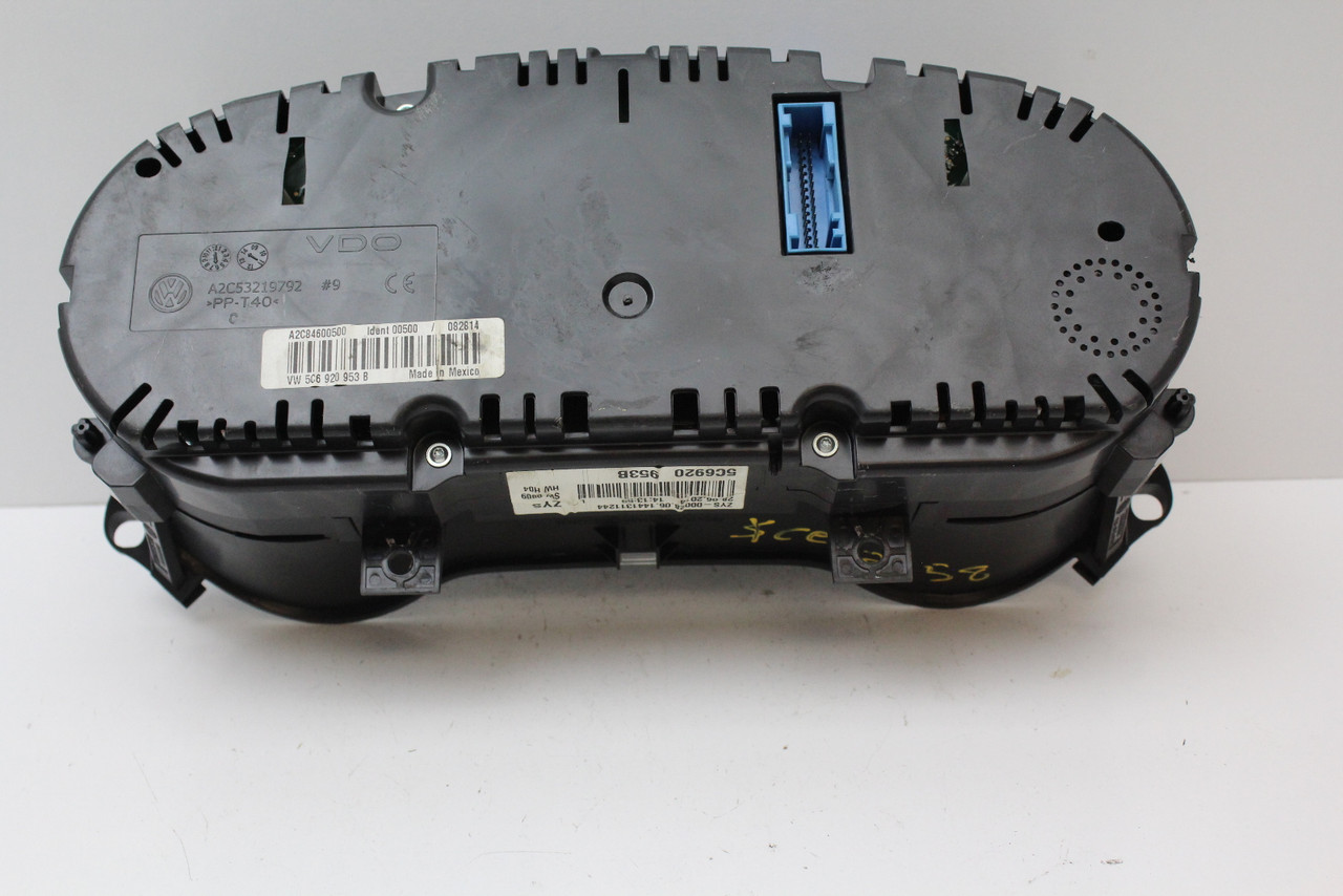 2014 Volkswagen Jetta 5C6 920 953 B Speedometer Instrument Cluster Gauges 94K