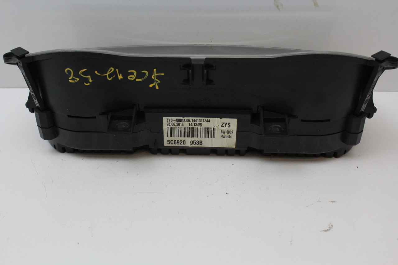 2014 Volkswagen Jetta 5C6 920 953 B Speedometer Instrument Cluster Gauges 94K