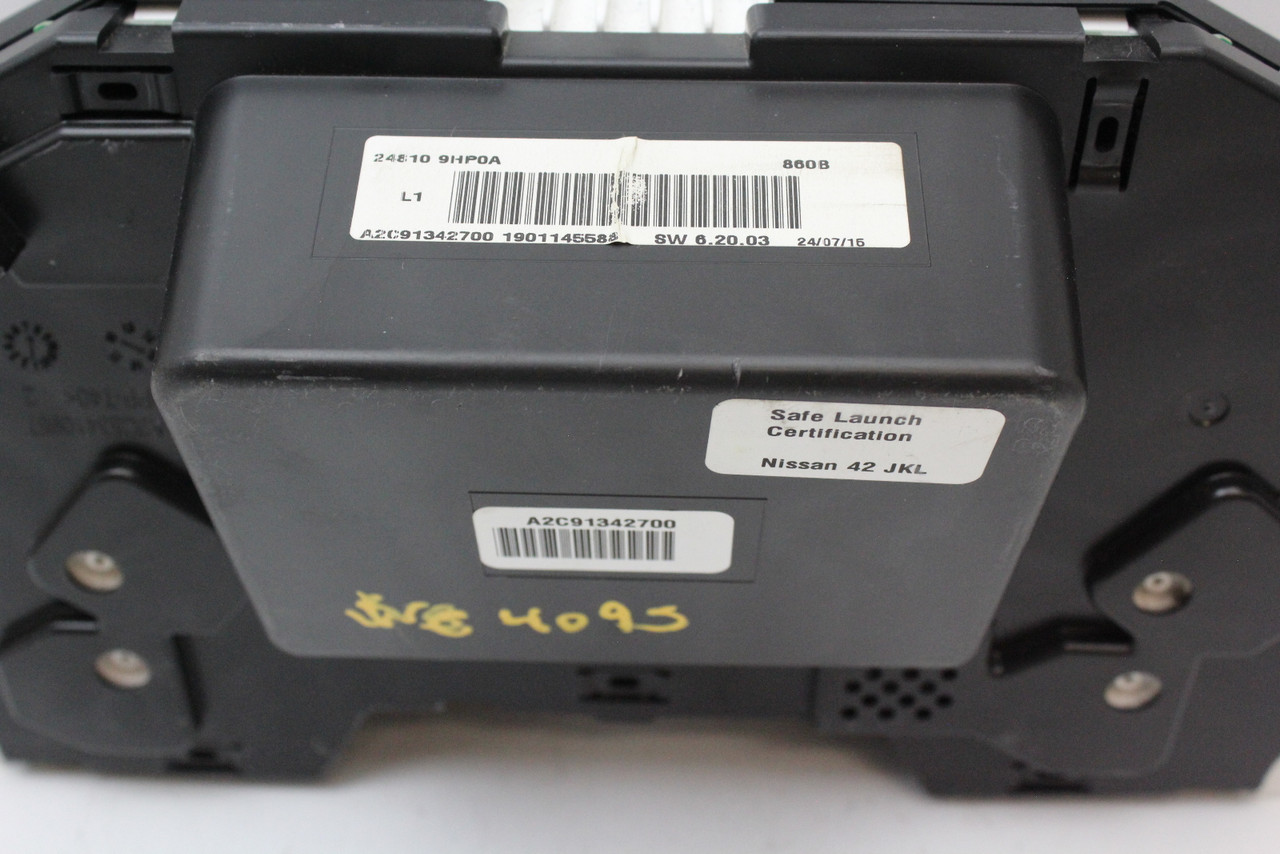 2015 15 Nissan Altima 24810 9HP0A Speedometer Head Instrument Cluster Gauges 90K