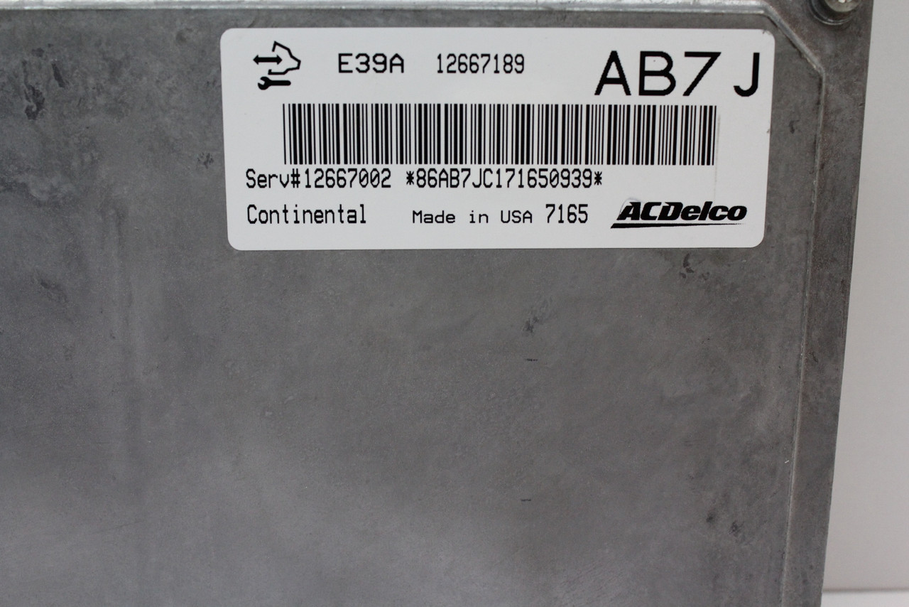 17 2017 Equinox 12667002 Computer Brain Engine Control ECU ECM EBX Module