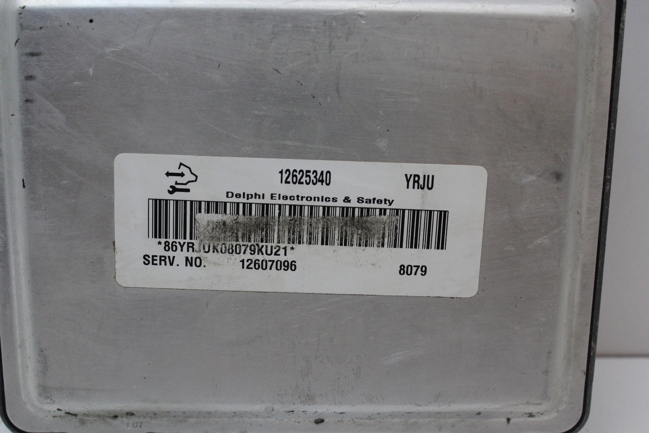 07 08 Acadia 12607096 Computer Brain Engine Control ECU ECM EBX Module