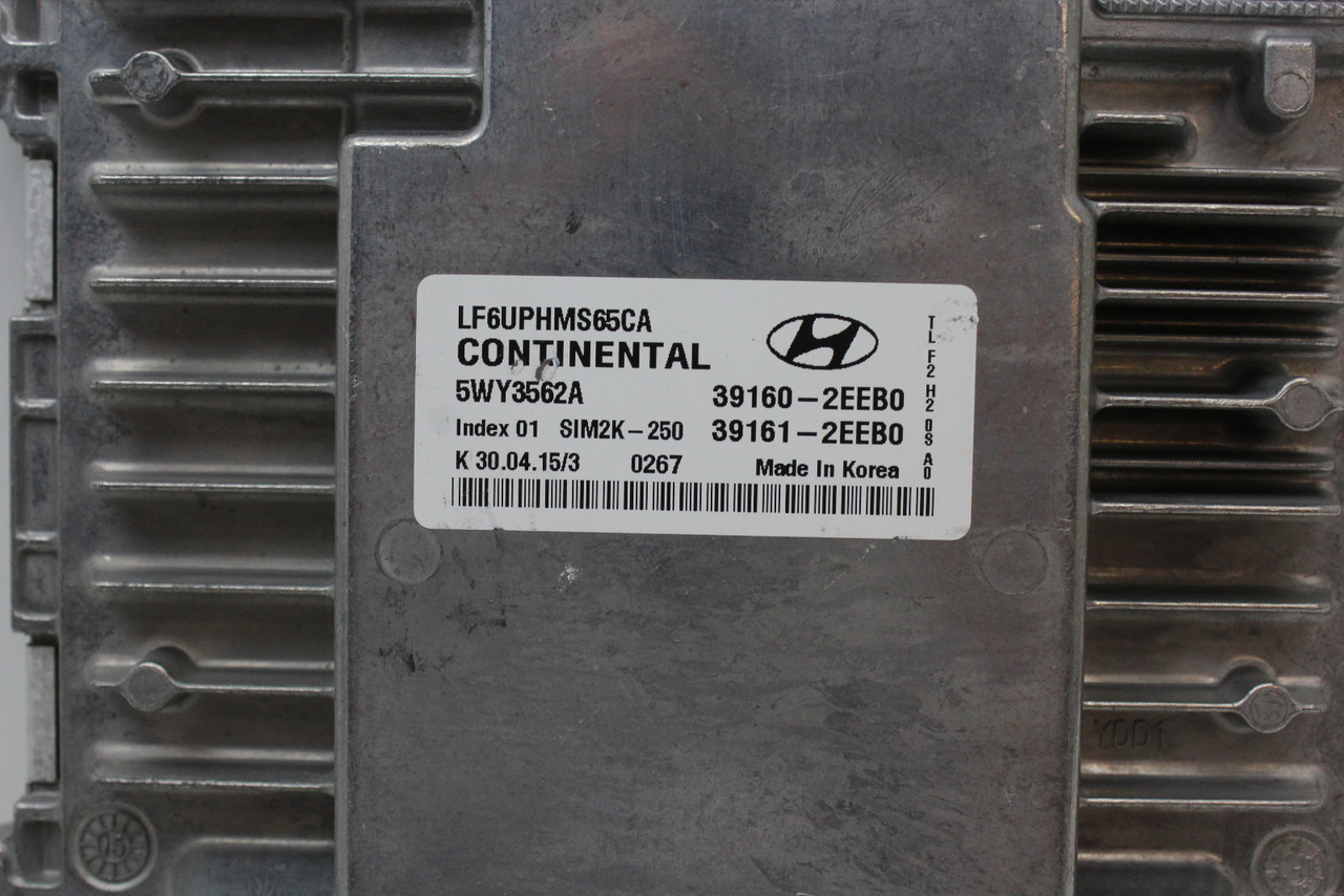 16 17 Sonata 39161-2EEB0 Computer Brain Engine Control ECU ECM EBX Module 16 17 Sonata 39161-2EEB0 Computer Brain Engine Control ECU ECM EBX Module