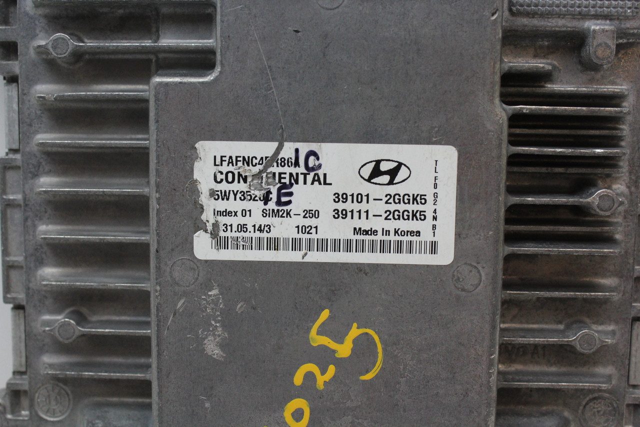 15-17 Sonata 39111-2GGK5 Computer Brain Engine Control ECU ECM EBX Module