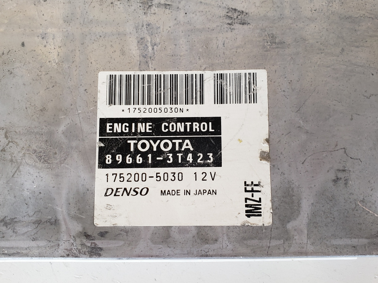 1999 Lexus ES300 89661-3T423 Computer Brain Engine Control ECU ECM EBX Module