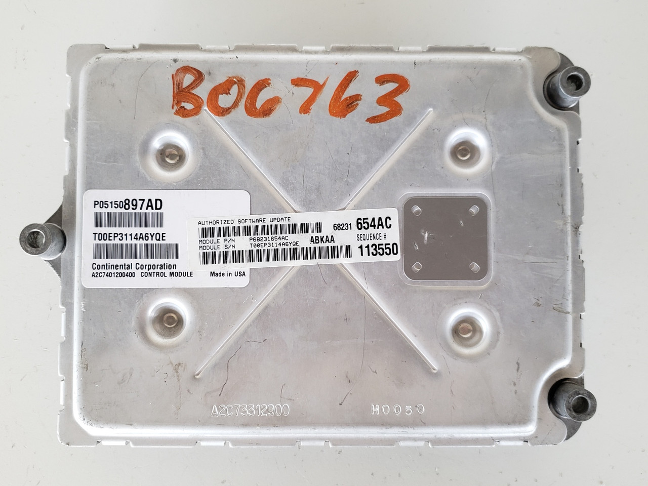 2015 Dodge Ram 1500 P68231654AC Computer Brain Engine Control ECU ECM EBX Module