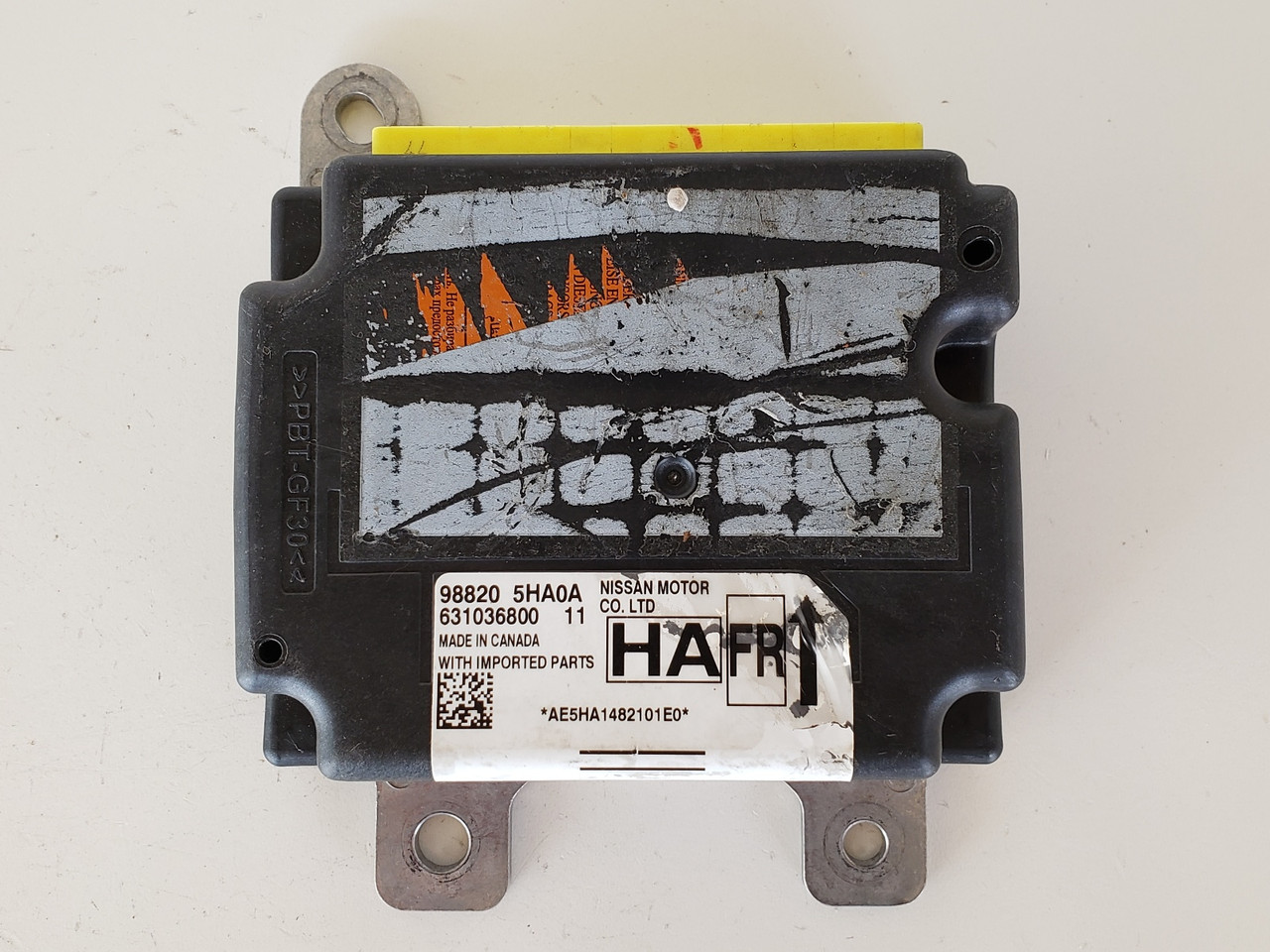 2016-2019 Rogue 98820 5HA0A SRS Safety Restraint System Control Unit Module
