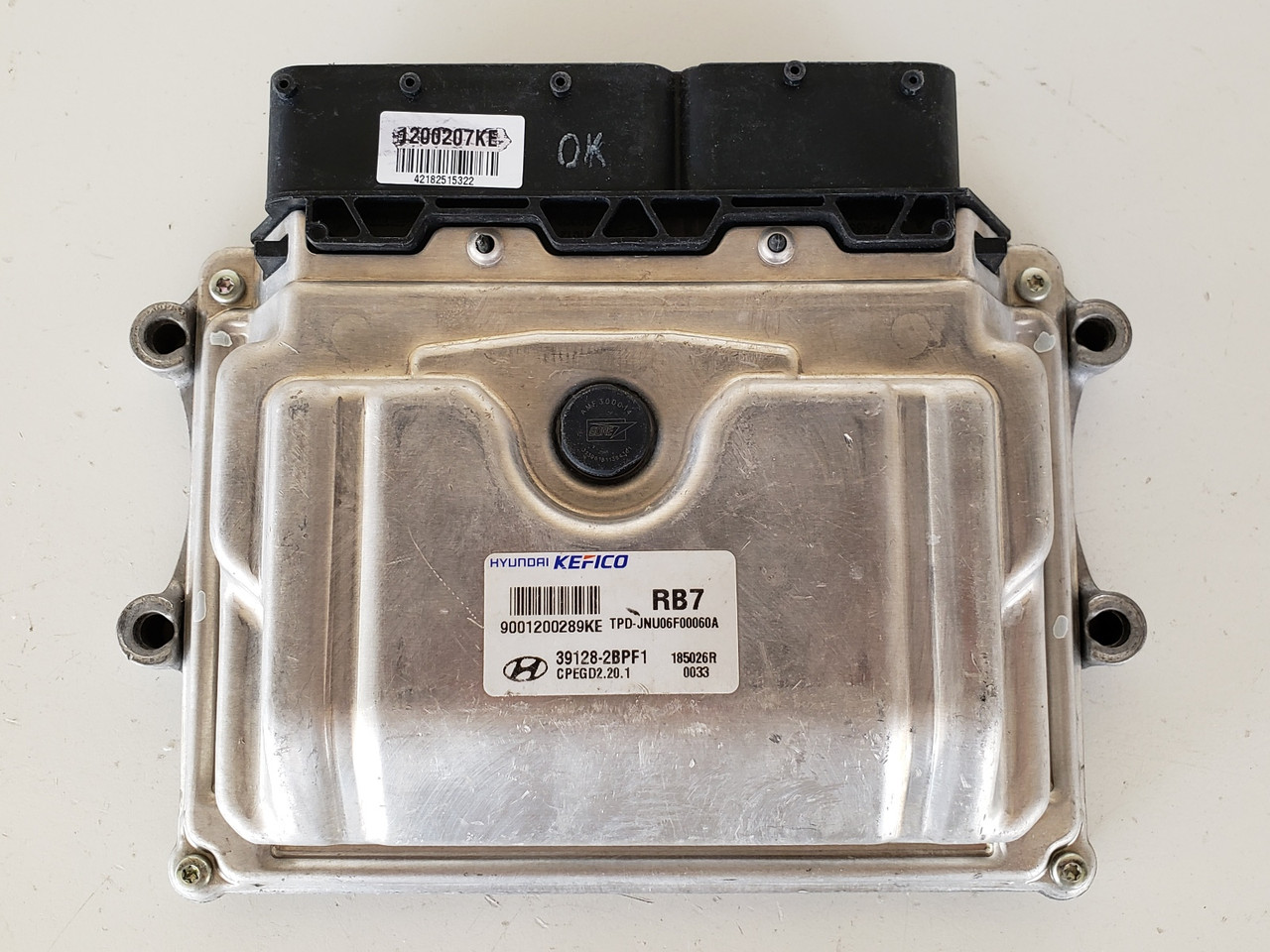 2018-2020 Elantra 39128-2BPF1 Computer Brain Engine Control ECU ECM EBX Module