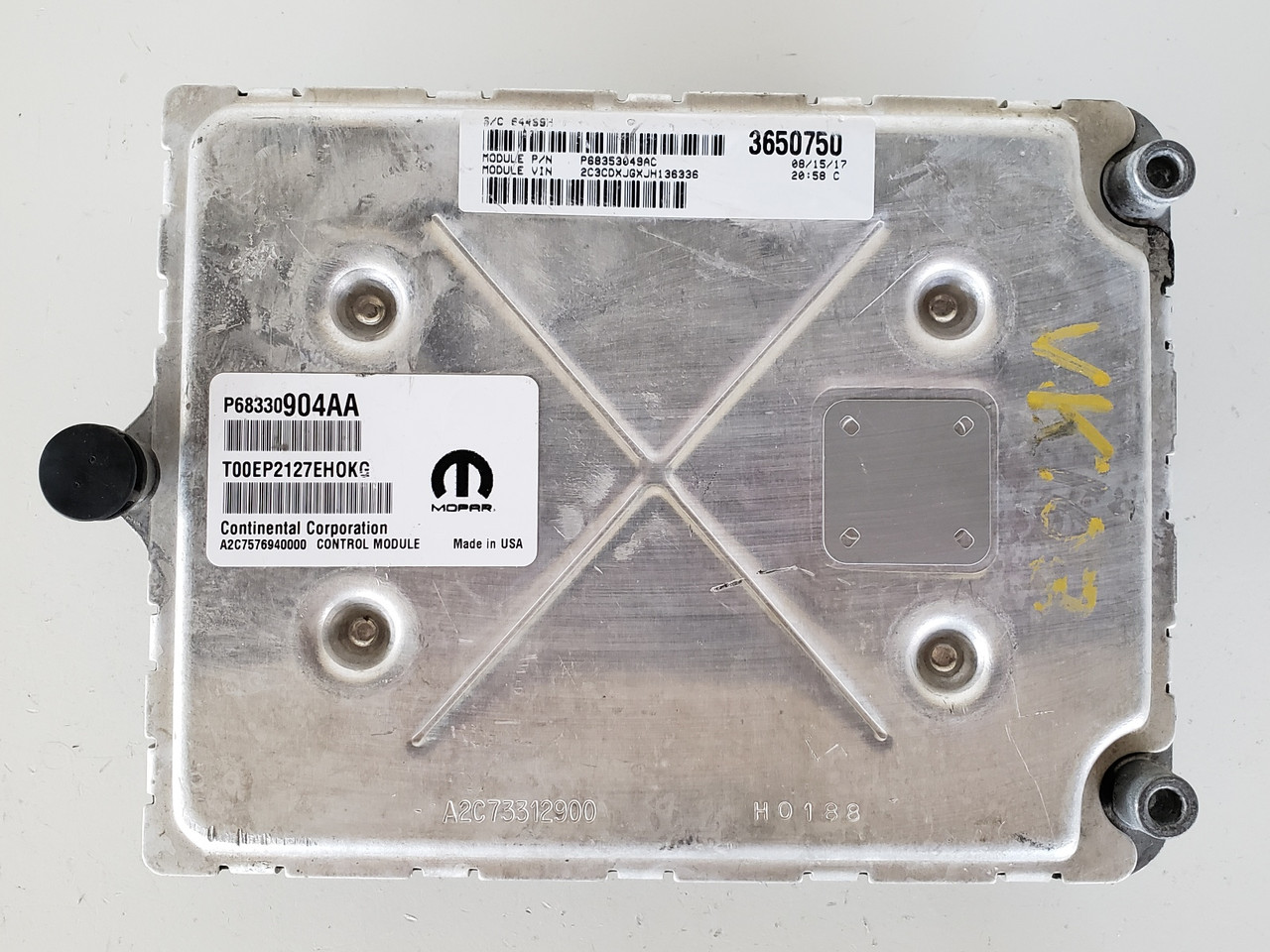 2018-2019 Charger P68353048AC Computer Brain Engine Control ECU ECM EBX Module