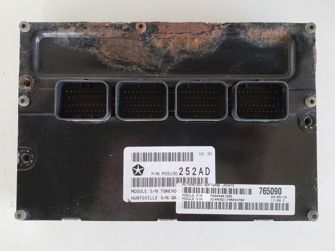 2008-2010 Caravan P68049415AE Computer Brain Engine Control ECU ECM EBX Module