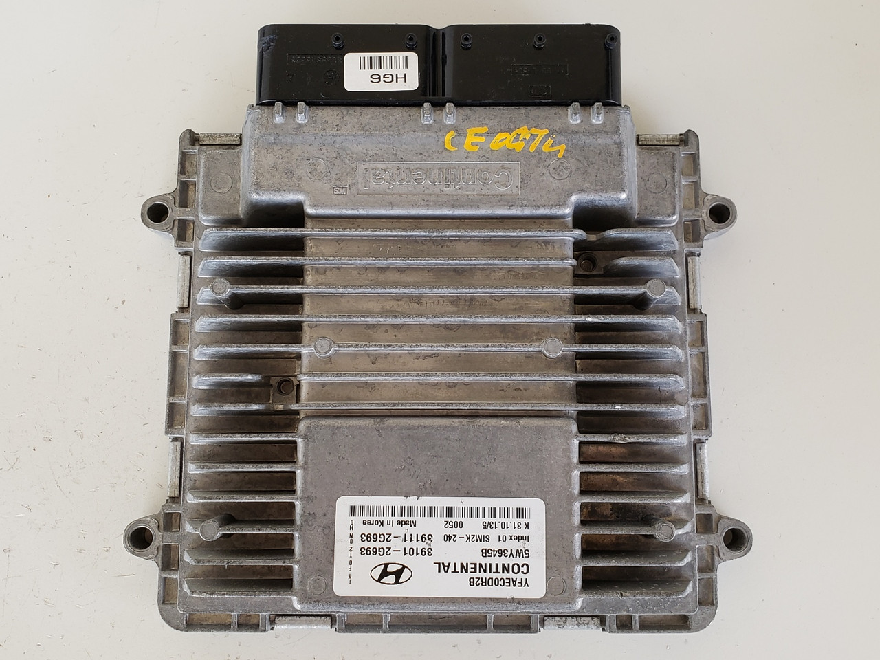 2011-2014 Sonata 39111-2G693 Computer Brain Engine Control ECU ECM EBX Module