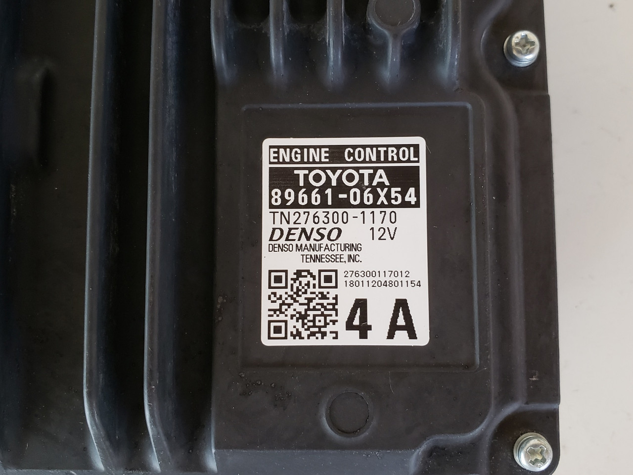 2018 Toyota Camry 89661-06X54 Computer Brain Engine Control ECU ECM EBX Module