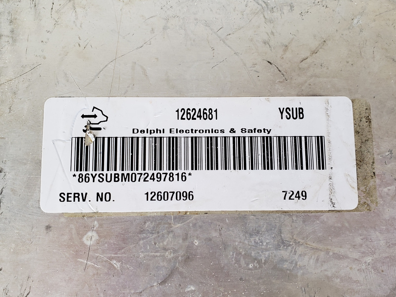 2008-2010 Saturn Vue 12607096 Computer Brain Engine Control ECU ECM EBX Module