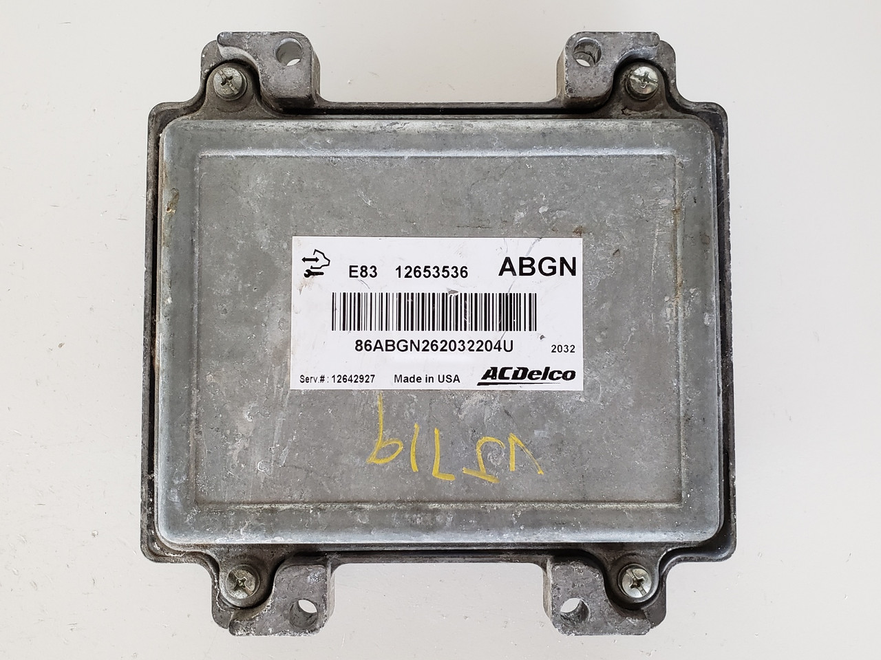 2012 Chevy Sonic 12642927 Computer Brain Engine Control ECU ECM EBX Module
