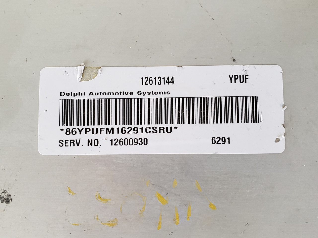 2006-2008 Lucerne 12600930 Computer Brain Engine Control ECU ECM EBX Module
