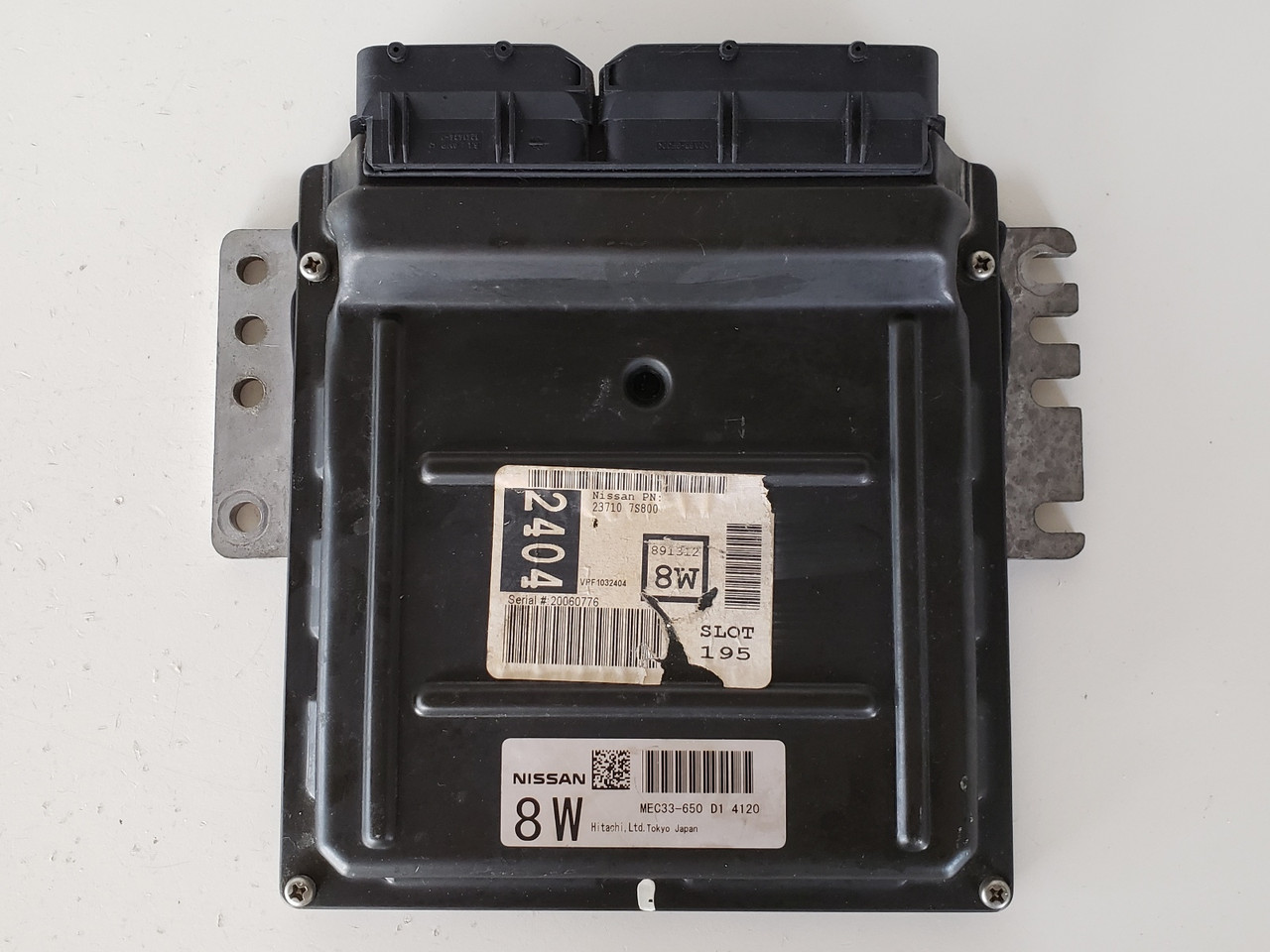 2004 Nissan Titan MEC33-650 D1 Computer Brain Engine Control ECU ECM EBX Module 2004 Nissan Titan MEC33-650 D1 Computer Brain Engine Control ECU ECM EBX Module