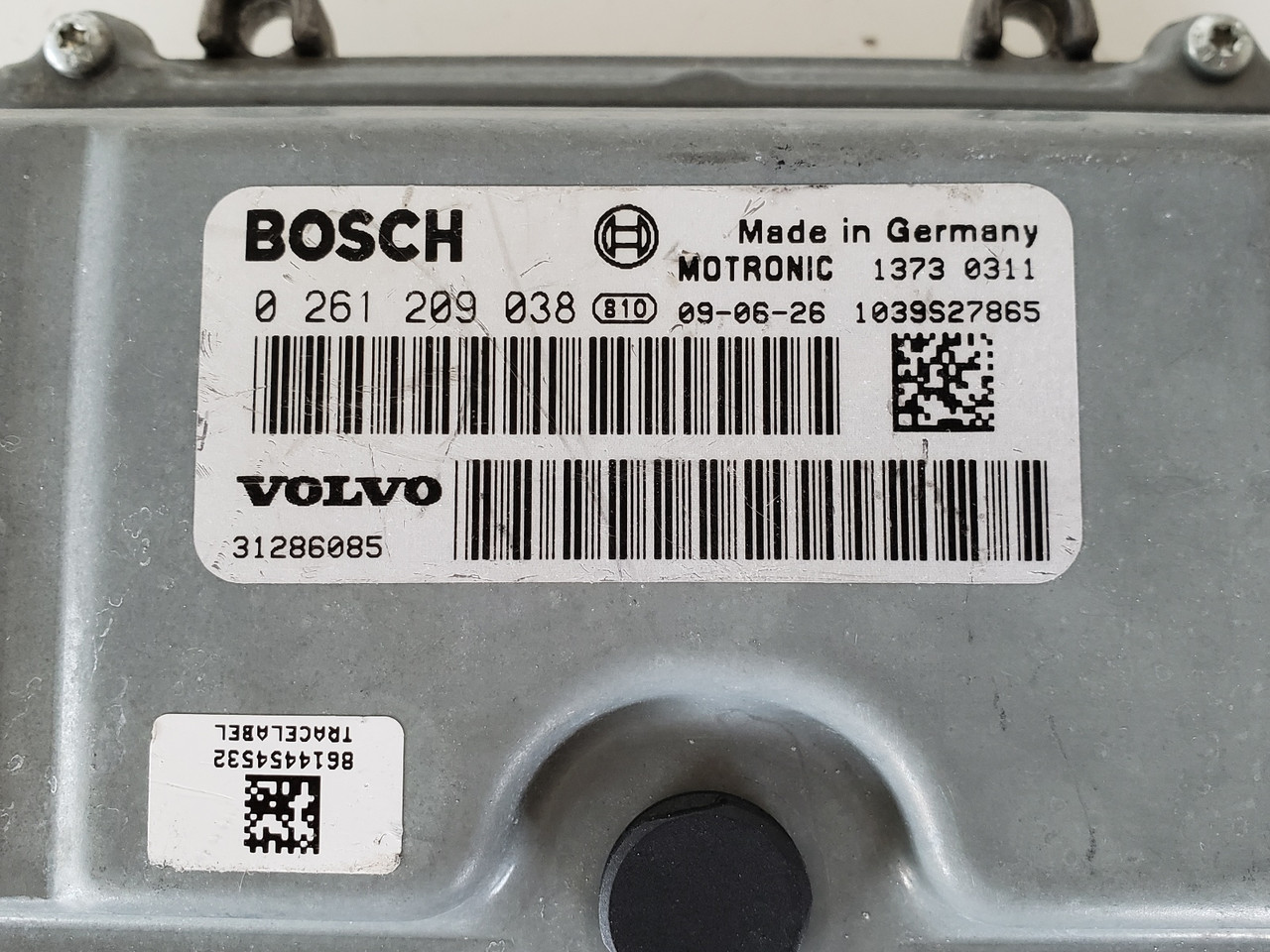 2010-2013 Volvo C70 31286085 Computer Brain Engine Control ECU ECM EBX Module