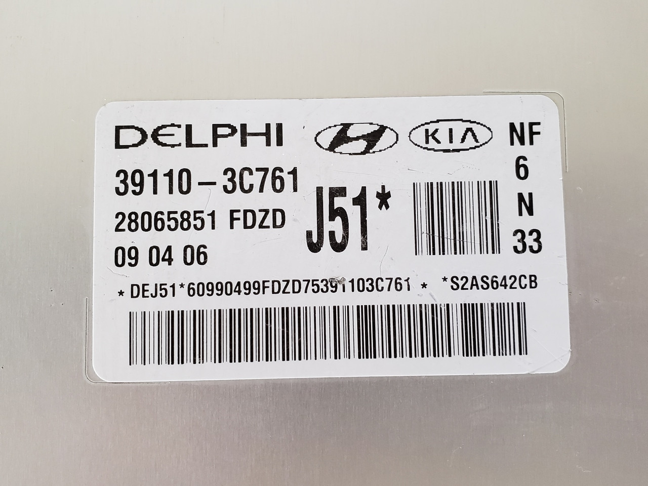 2006-2008 Sonata 39110-3C761 Computer Brain Engine Control