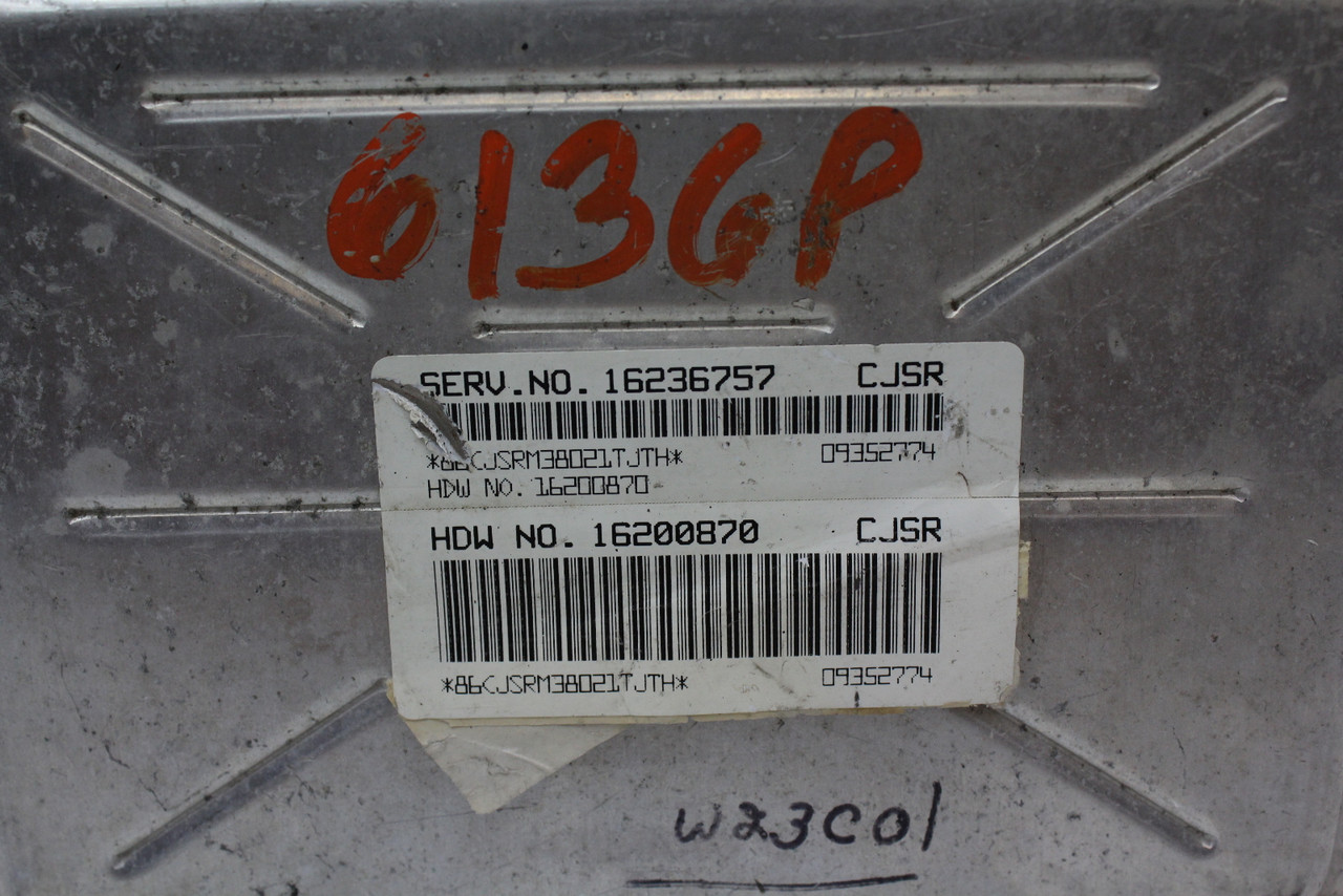 1998 98 Chevrolet Venture 16236757 Computer Brain Engine Control ECU ECM Module