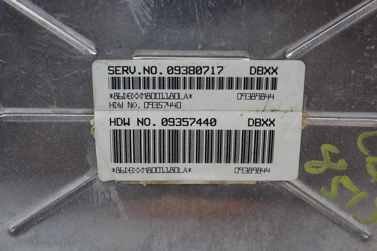 2000 00 Buick Park Avenue 09380717 Computer Engine Control ECU ECM EBX Module
